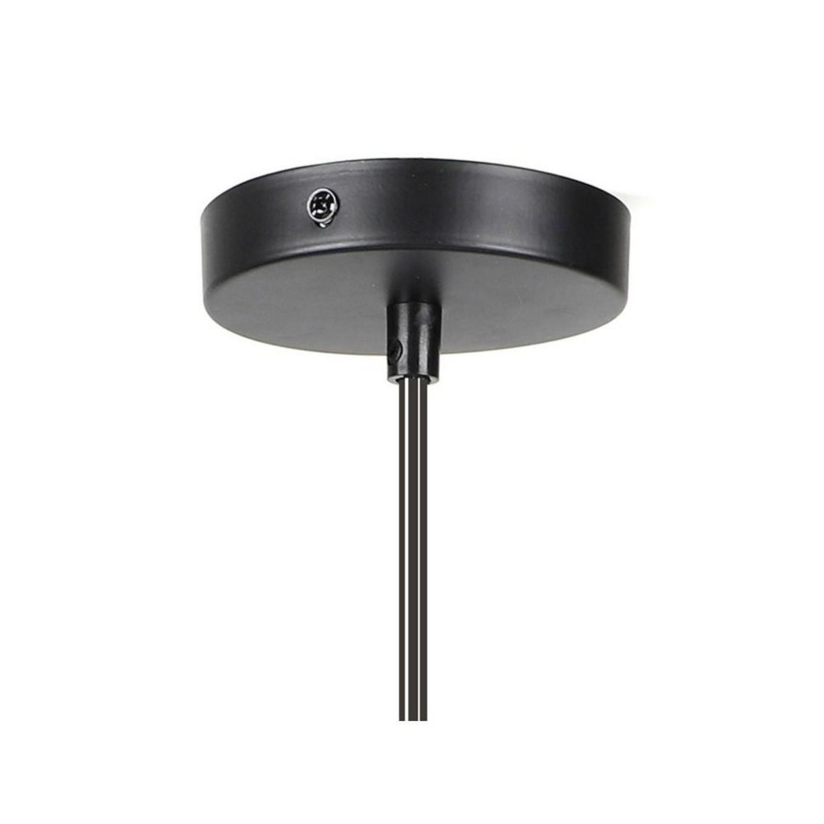 FORNORD Suspension en métal noir et corde D35