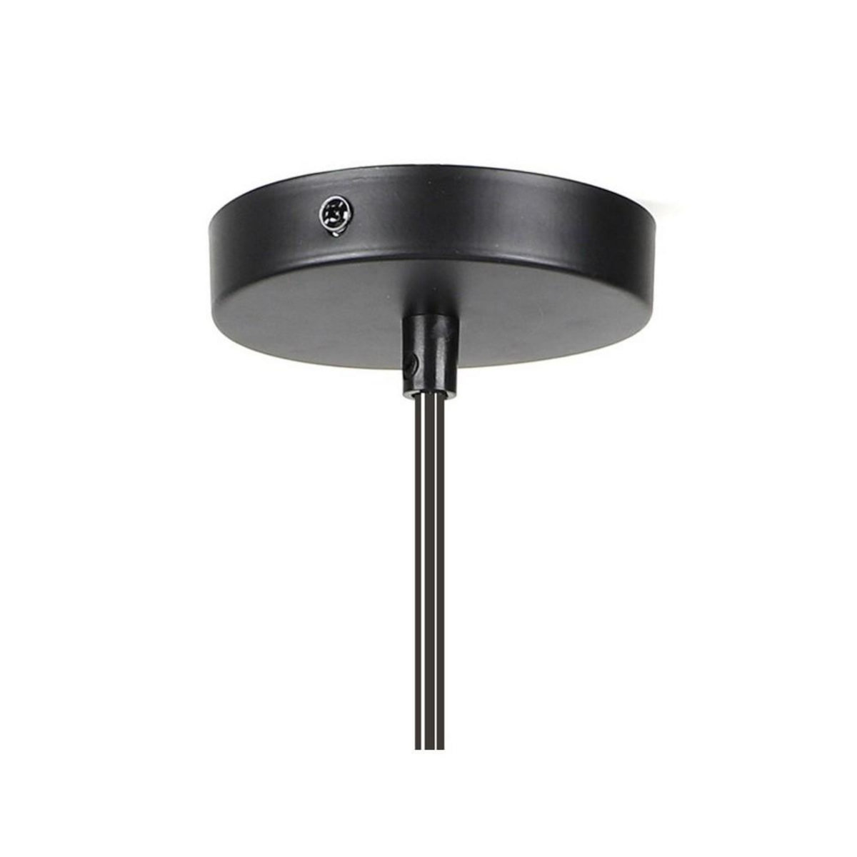 FORNORD Suspension en métal noir et corde D35