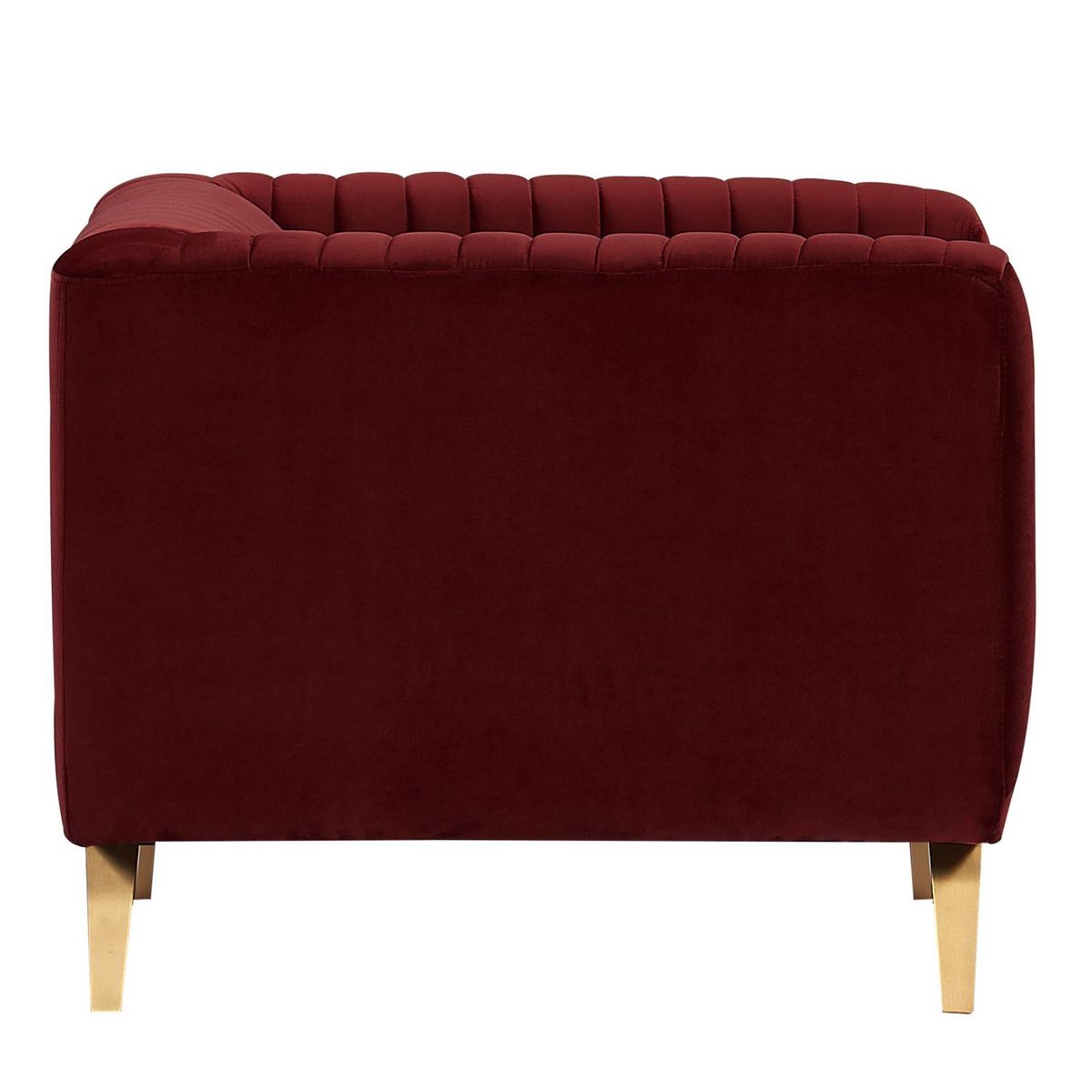 Rendez vous déco Fauteuil en velours vert foncé - Gatsby