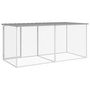Voir la diapositive 5 : VIDAXL Poulailler avec toit gris clair 203x98x90 cm acier galvanise