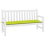 Voir la diapositive 3 : VIDAXL Coussin de banc de jardin vert brillant 200x50x3cm tissu oxford