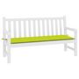 Voir la diapositive 3 : VIDAXL Coussin de banc de jardin vert brillant 200x50x3cm tissu oxford