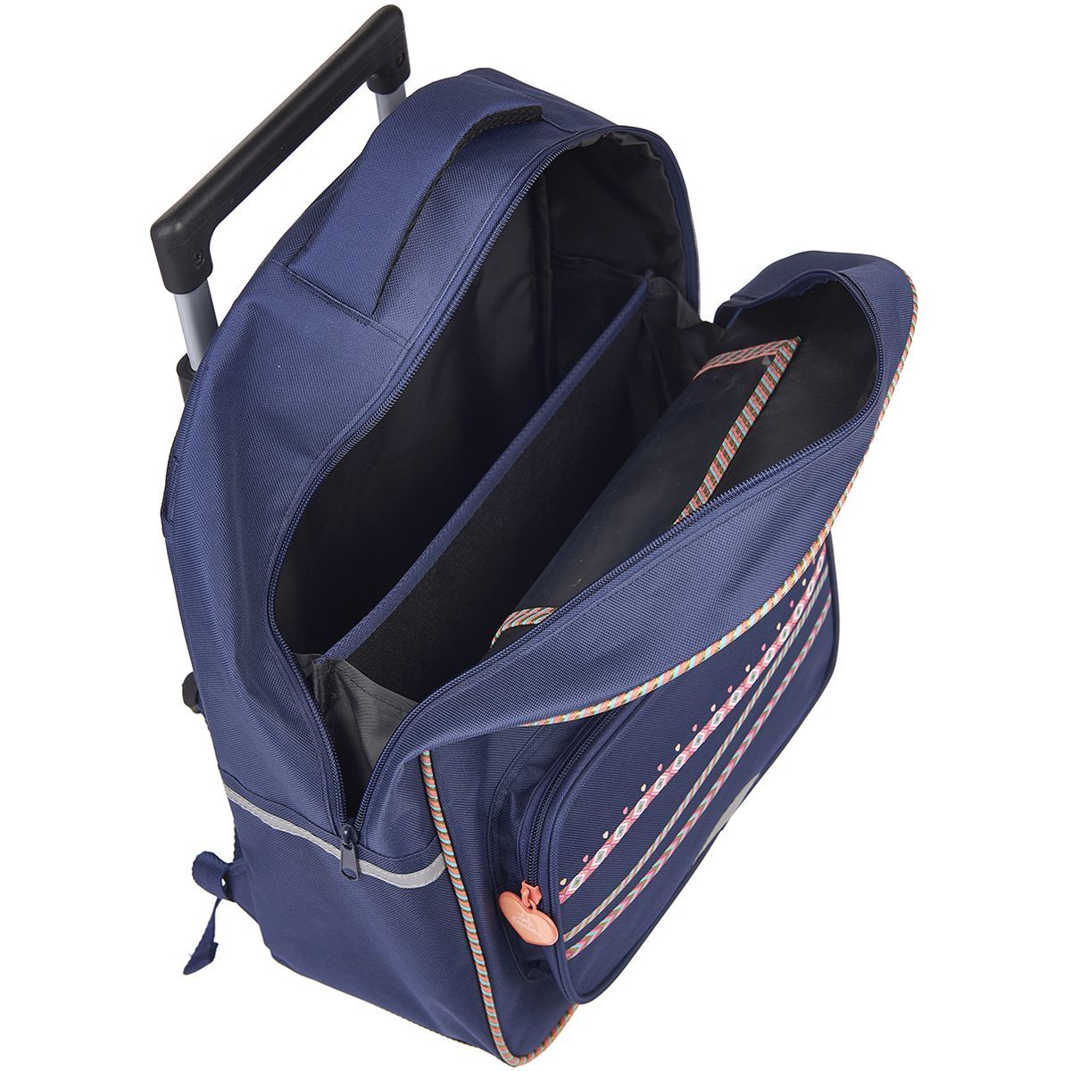 LOLA ESPELETTA Sac à dos à roulettes bleu 