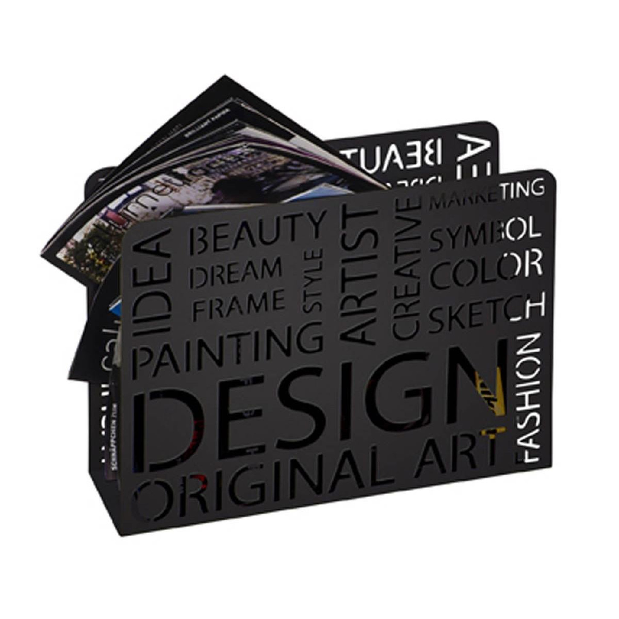 Paris Prix Porte-revues design  original art  35cm noir