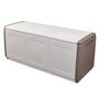Voir la diapositive 2 : INTEC Coffre de rangement 330L Beige/Taupe 138 x 53 x H57cm Poignées de transport polypropylène INTEC