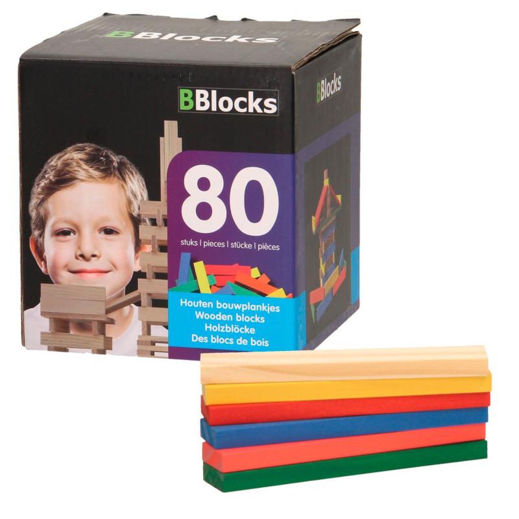 BBLOCKS BBlocks - Bblocks Building boards Color, 80dlg. BBL80-N