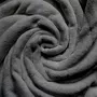 SOLEIL D'OCRE Couverture flanelle 180x220 cm CALIN gris, par Soleil d'Ocre
