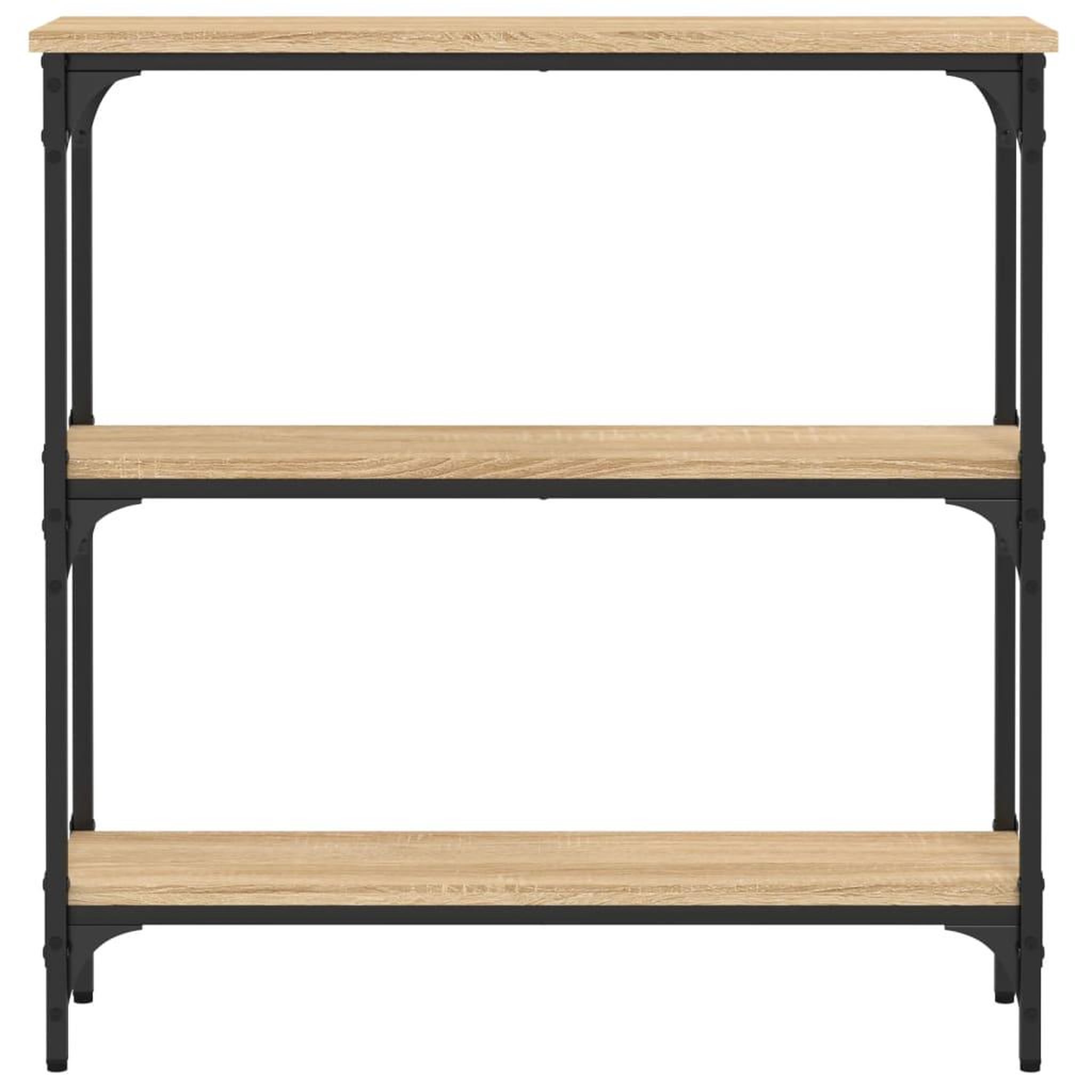 Voir la diapositive 4 : VIDAXL Table console chene sonoma 75x22,5x75 cm bois d'ingenierie