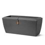 Voir la diapositive 1 : CAPI Capi Jardiniere rectangulaire Arc Granite 90x35x40 cm Anthracite