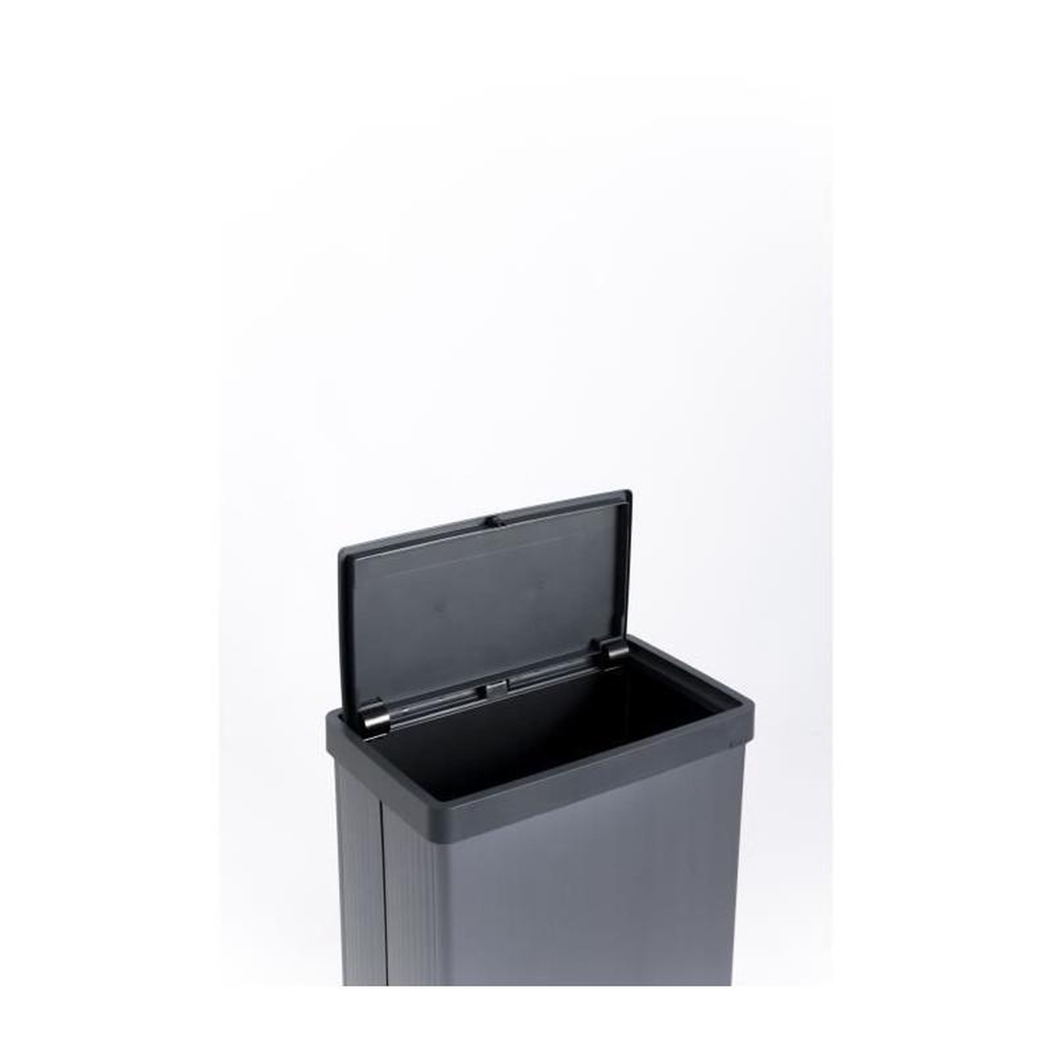 Voir la diapositive 5 : CURVER Poubelle sur pieds - VERTO - CURVER - Ouverture touch - 54 L - Bleu perle