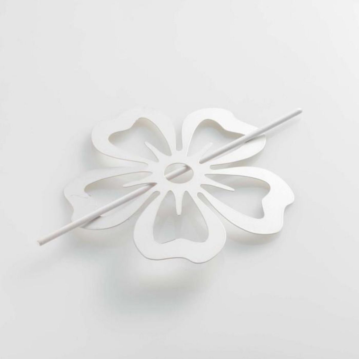Paris Prix Embrasse de Rideau Broche  Pétaly  15cm Blanc