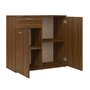 Voir la diapositive 5 : VIDAXL Buffet Chêne marron 80x36x75 cm Bois d ingénierie