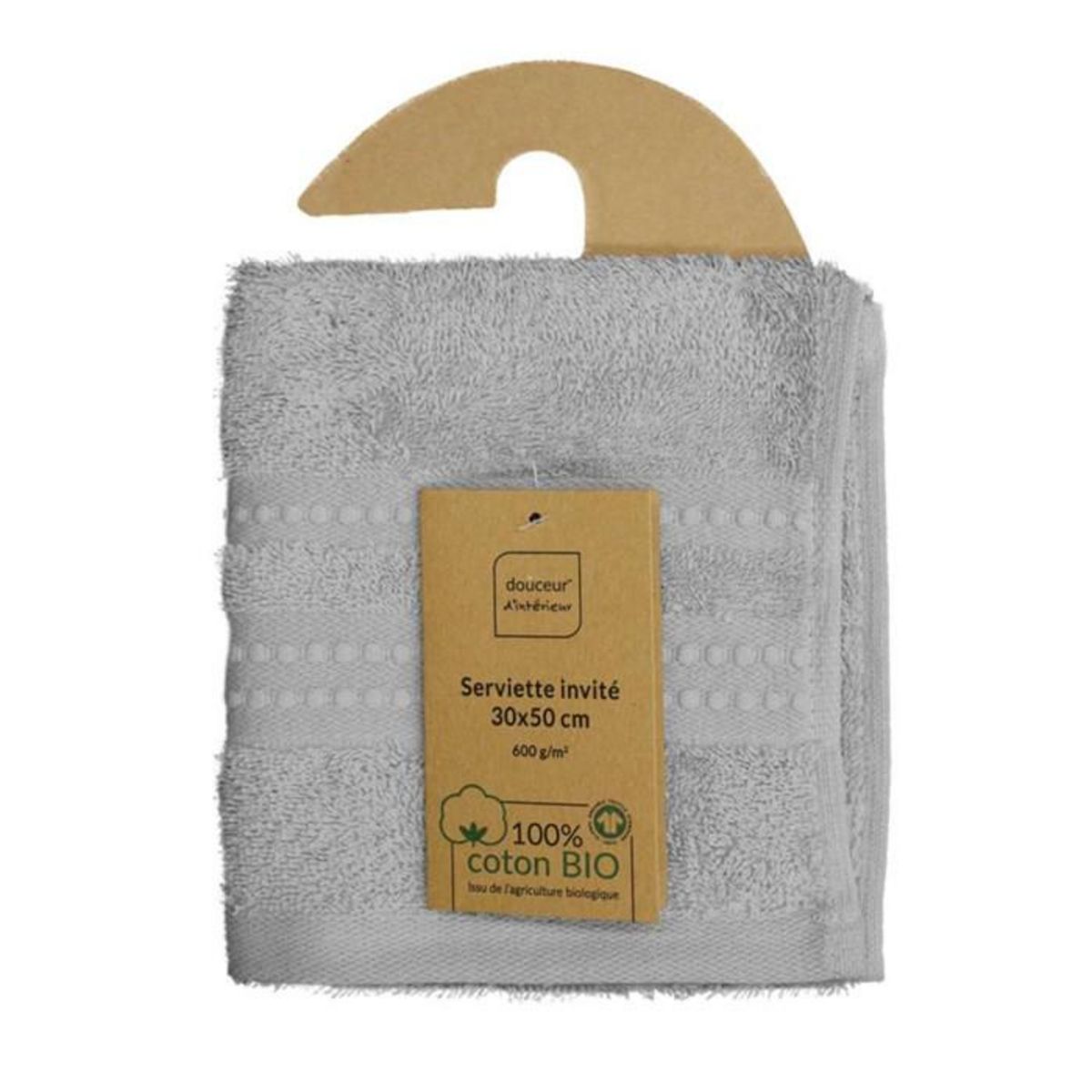 Paris Prix Serviette d'Invité  Excellence  30x50cm Gris