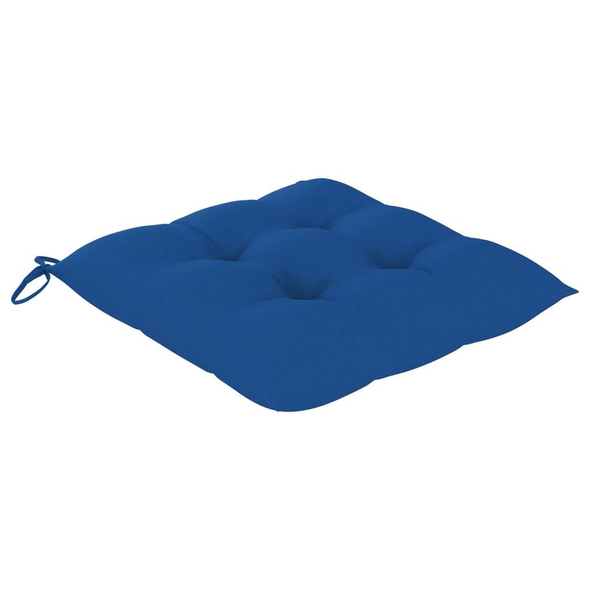 Voir la diapositive 4 : VIDAXL Chaises de jardin et coussins bleu lot de 4 Bois de teck massif