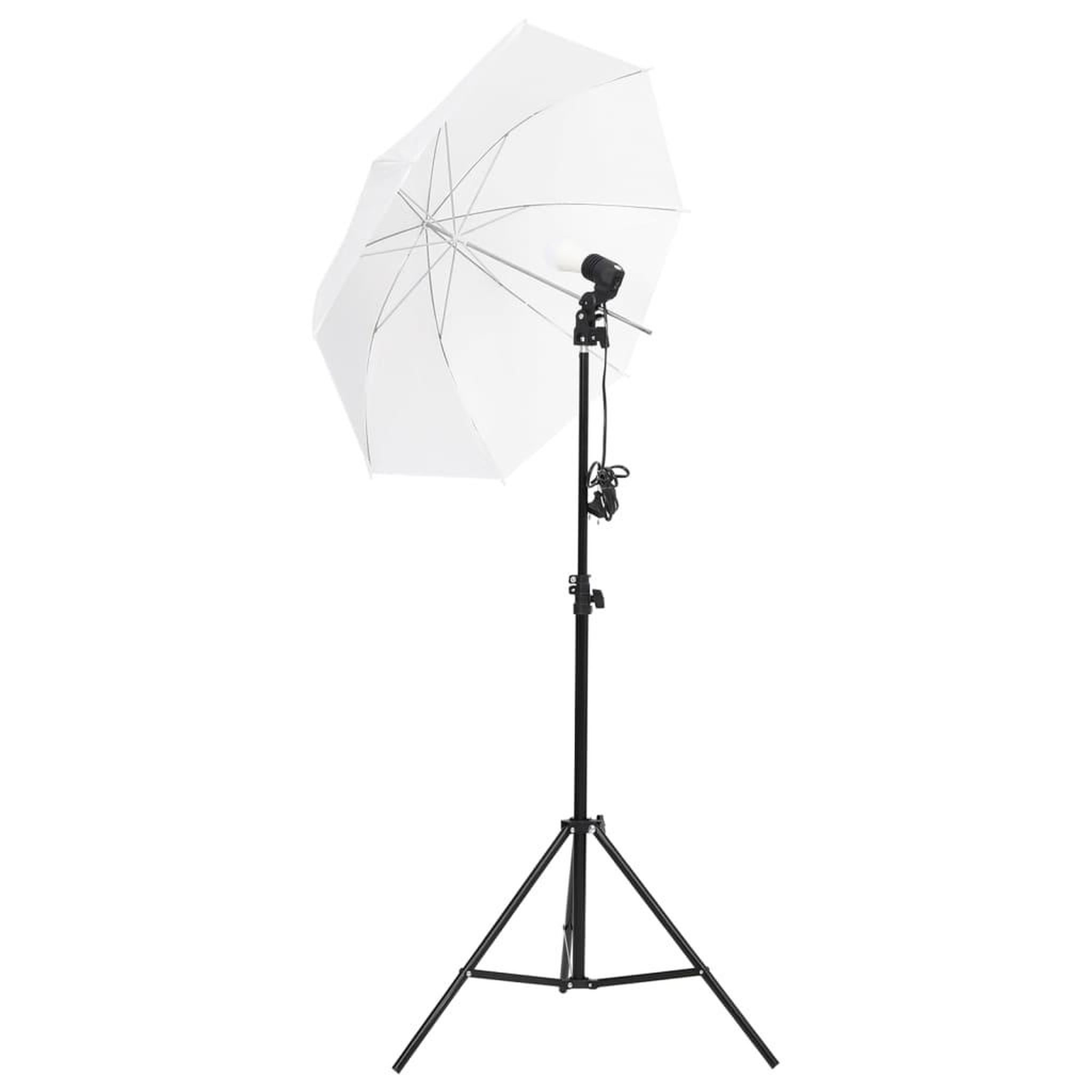 Voir la diapositive 3 : VIDAXL Kit de studio photo avec eclairage toile de fond et reflecteur