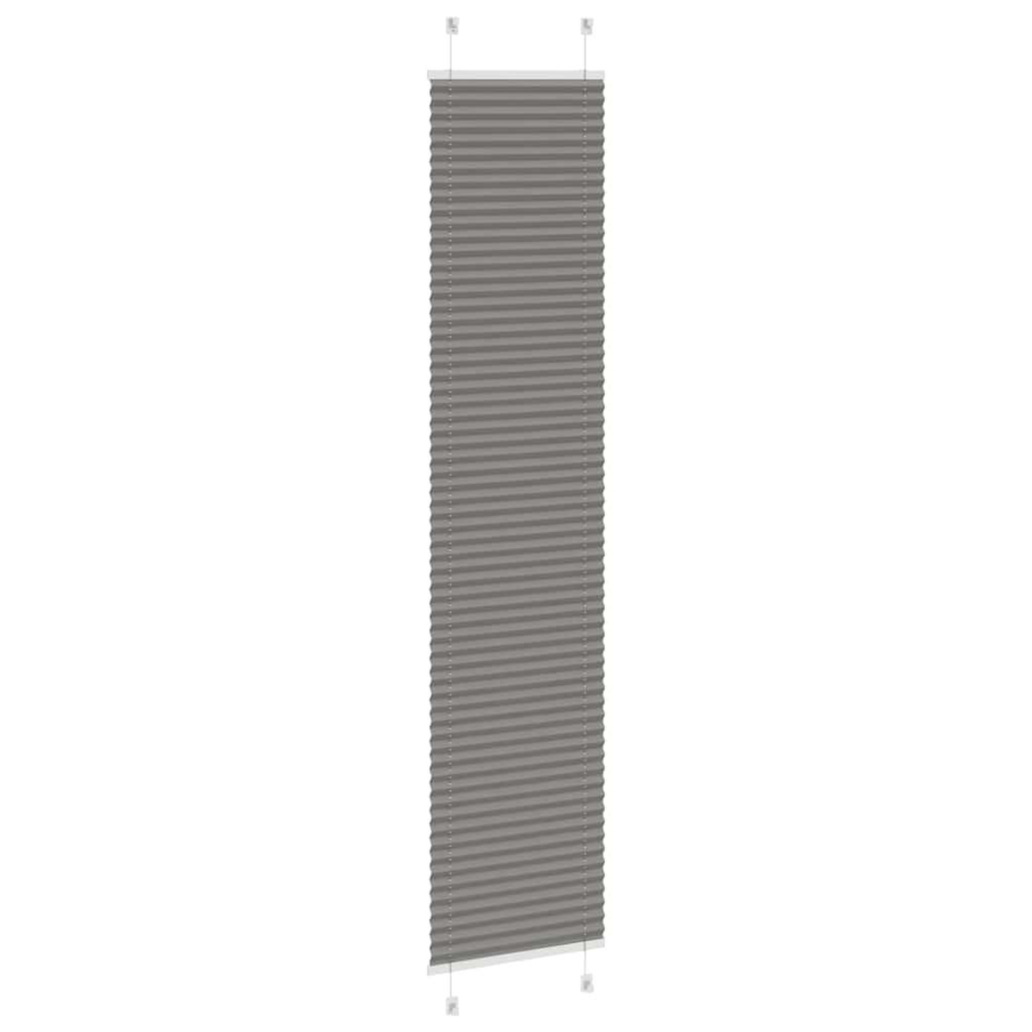 Voir la diapositive 4 : VIDAXL Store plisse anthracite 50x200 cm largeur du tissu 49,4 cm