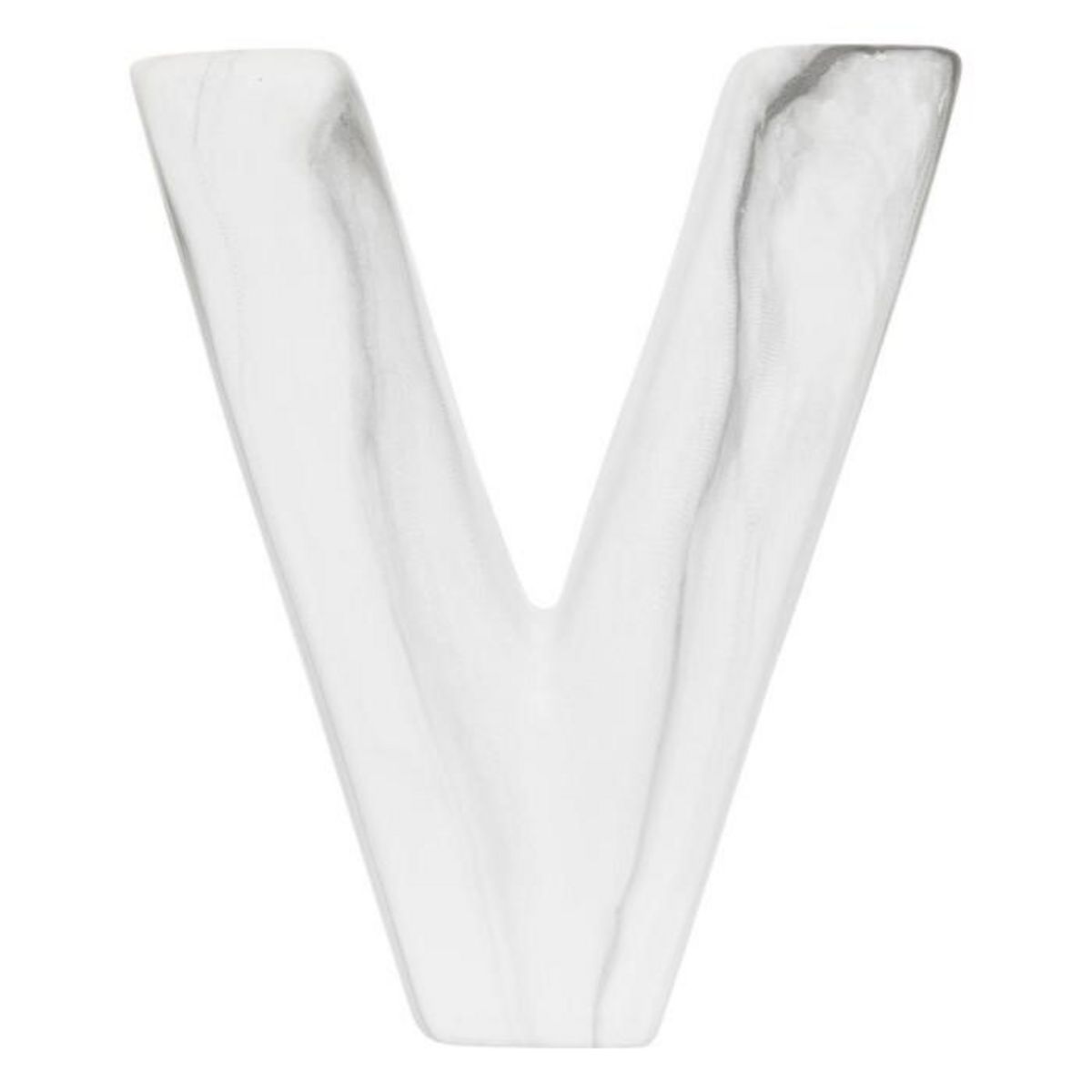 ATMOSPHERA Mot à Poser Love Effet Marbre  Olen  18cm Gris