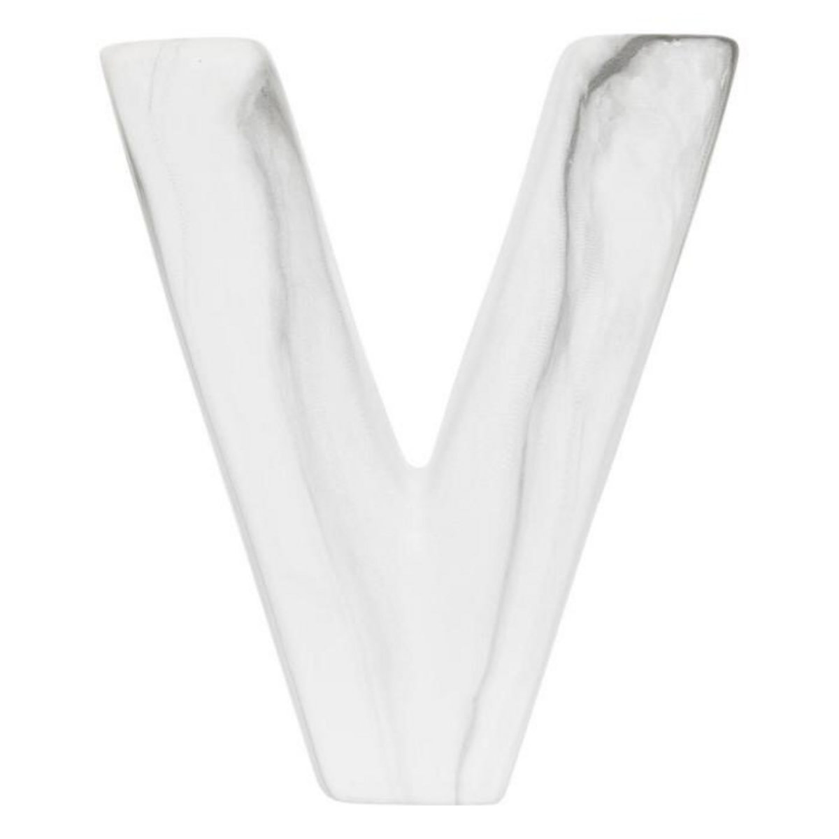 ATMOSPHERA Mot à Poser Love Effet Marbre  Olen  18cm Gris