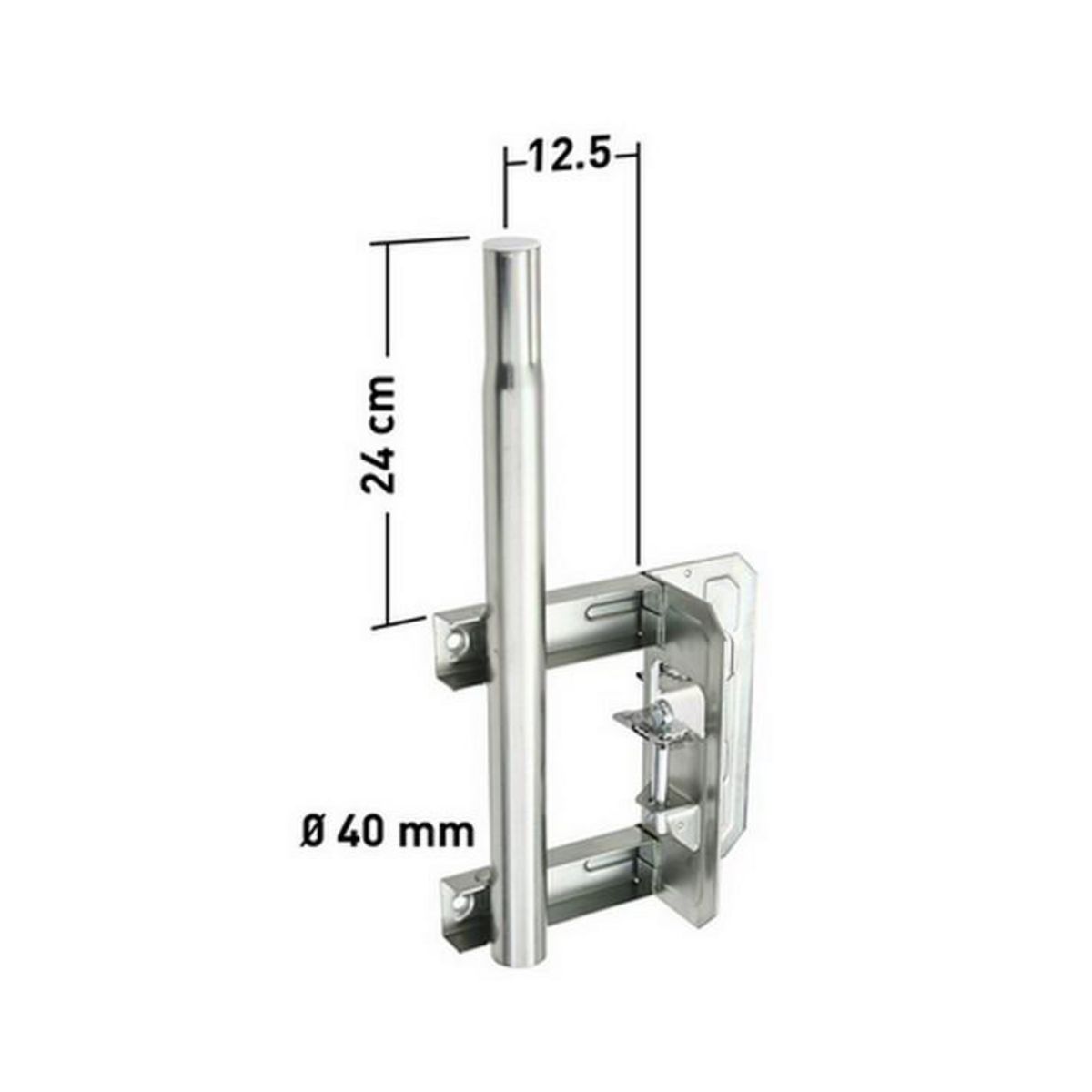Erard Fixation simple à mât soudé ø 40 - 801304