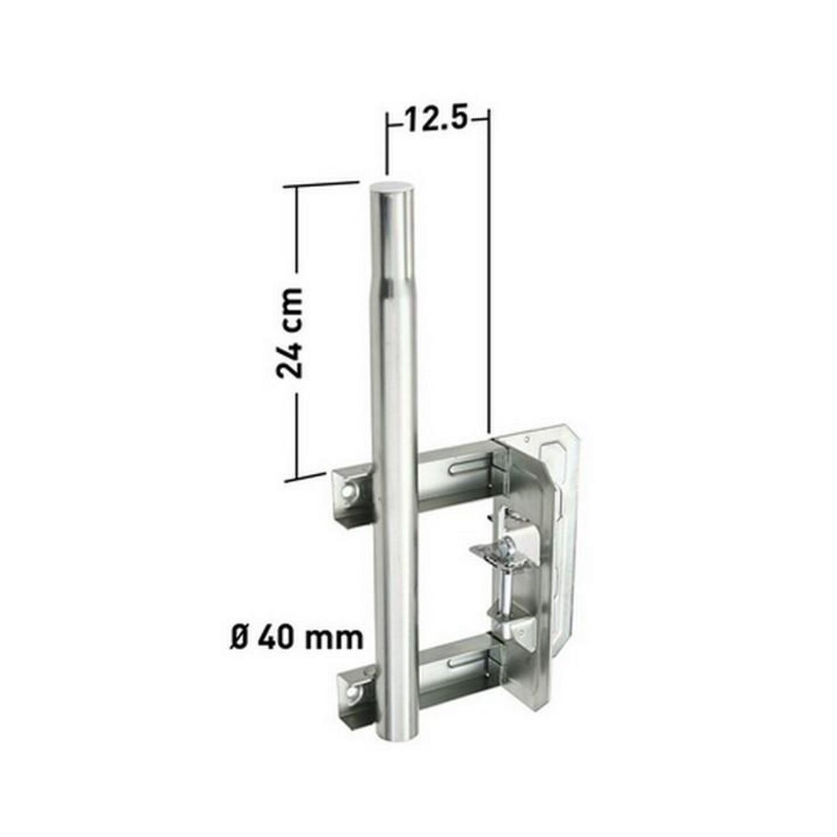 Erard Fixation simple à mât soudé ø 40 - 801304