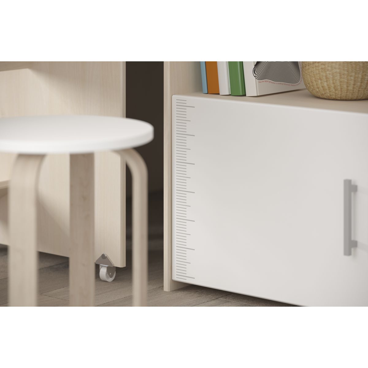 Lit combiné enfant SACHA, avec bureau et rangement