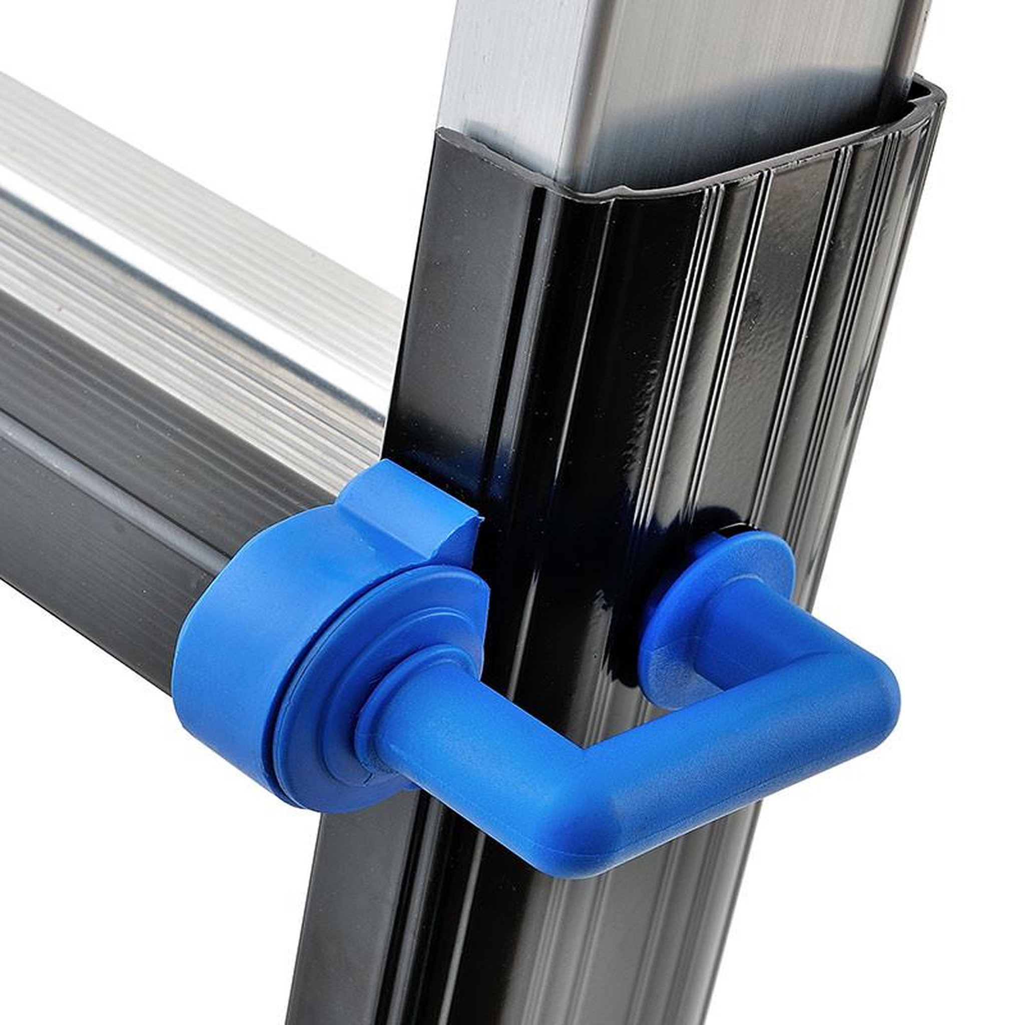 Voir la diapositive 5 : HAILO Echelle pliable multifonction télescopique 4x4 échelons 4,1m/5m Hailo ProfiLine