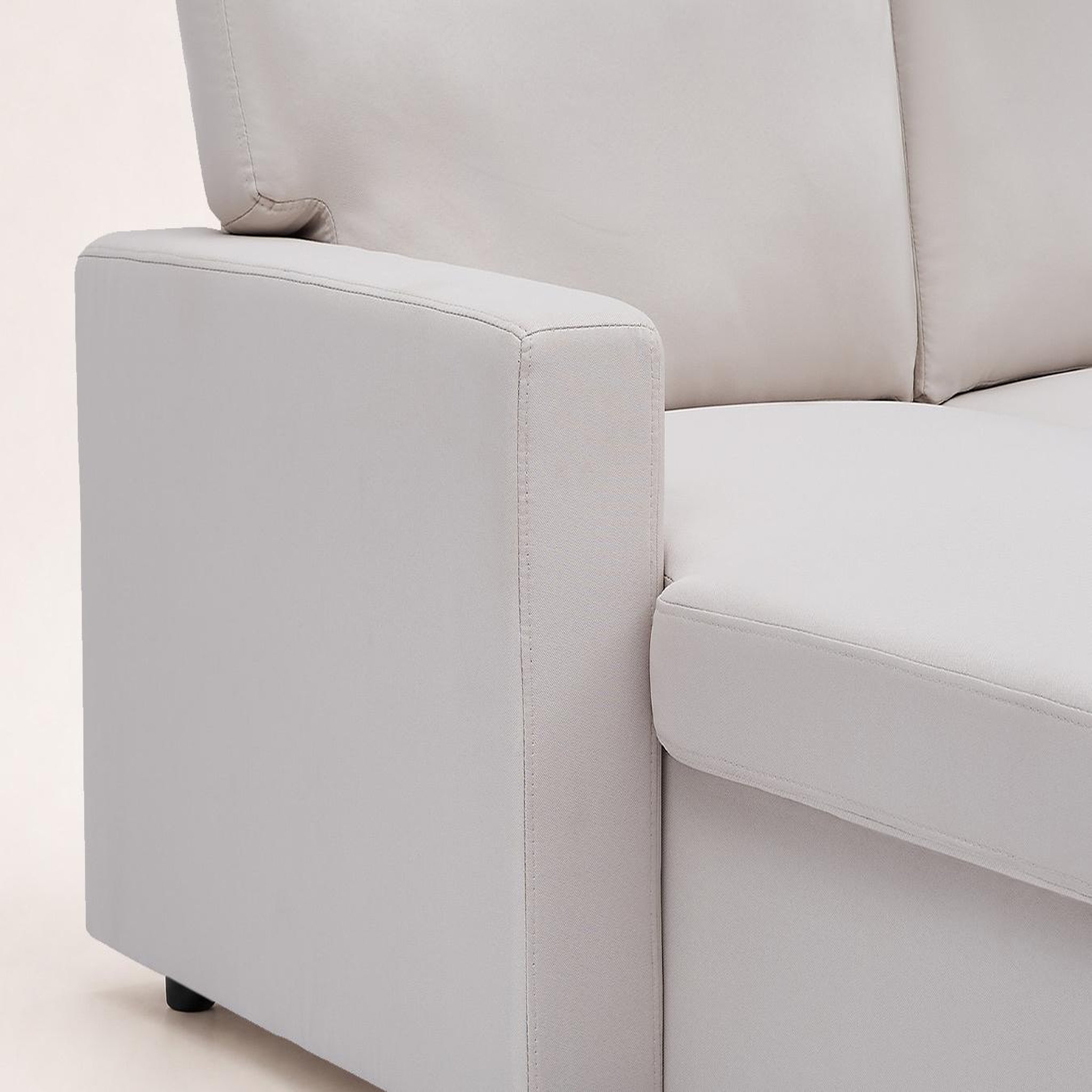 Voir la diapositive 6 : BEST MOBILIER Meiya - canapé d'angle réversible 4 places convertible avec coffre en tissu