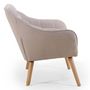 Voir la diapositive 3 : Paris Prix Canapé 2 Places Scandinave  Taone  128cm Beige