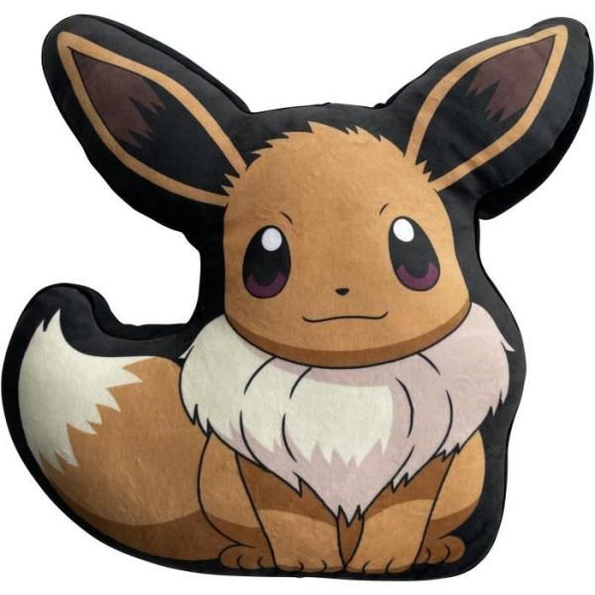 Pokemon Coussin premium 3D - POKEMON - Evoli - Microfibre - 40 cm