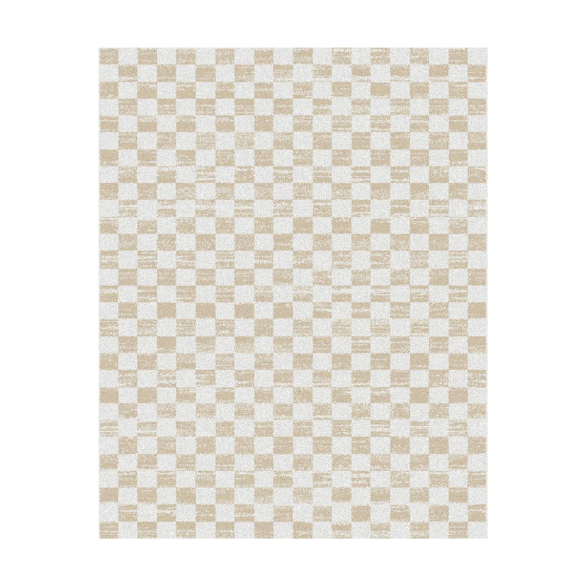 FUTURE HOME Tapis décoration d'intérieur damier 133x190cm