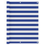 Voir la diapositive 1 : VIDAXL Ecran de balcon Blanc et bleu 120x300 cm Tissu Oxford