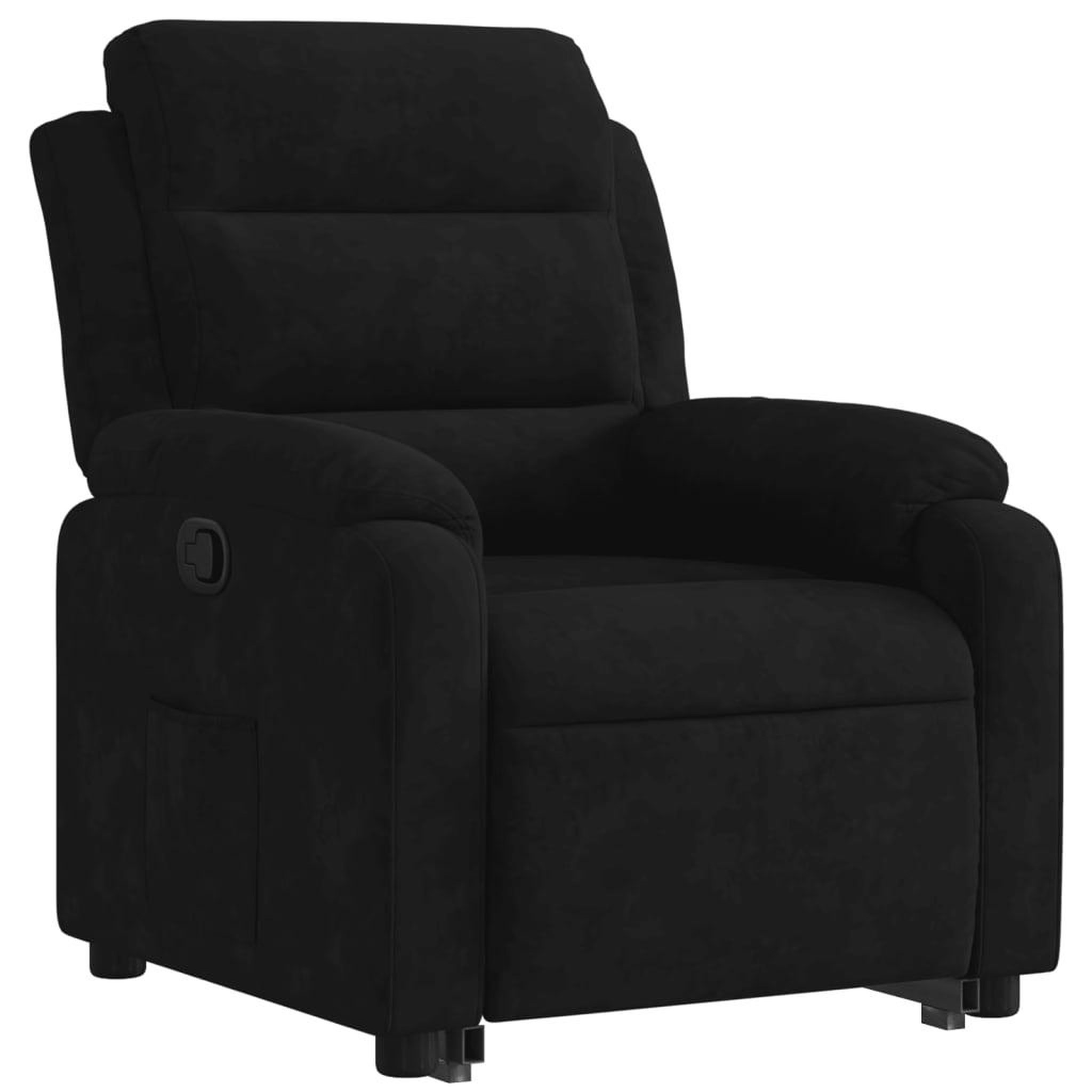 Voir la diapositive 3 : VIDAXL Fauteuil inclinable Noir Velours
