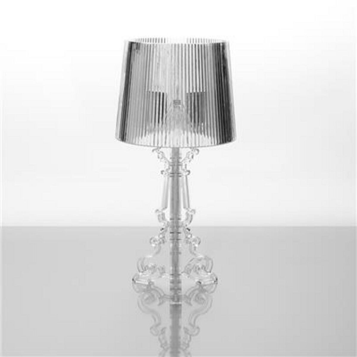 NOUVOMEUBLE Lampe de salon transparente design CASSY 2