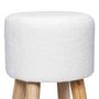Voir la diapositive 4 : Paris Prix Lot de 2 Tabourets de Bar  Freya  68cm Blanc