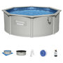 Voir la diapositive 5 : BESTWAY Piscine hors sol acier ronde - 3,6 x 1,20 m -  HYDRIUM