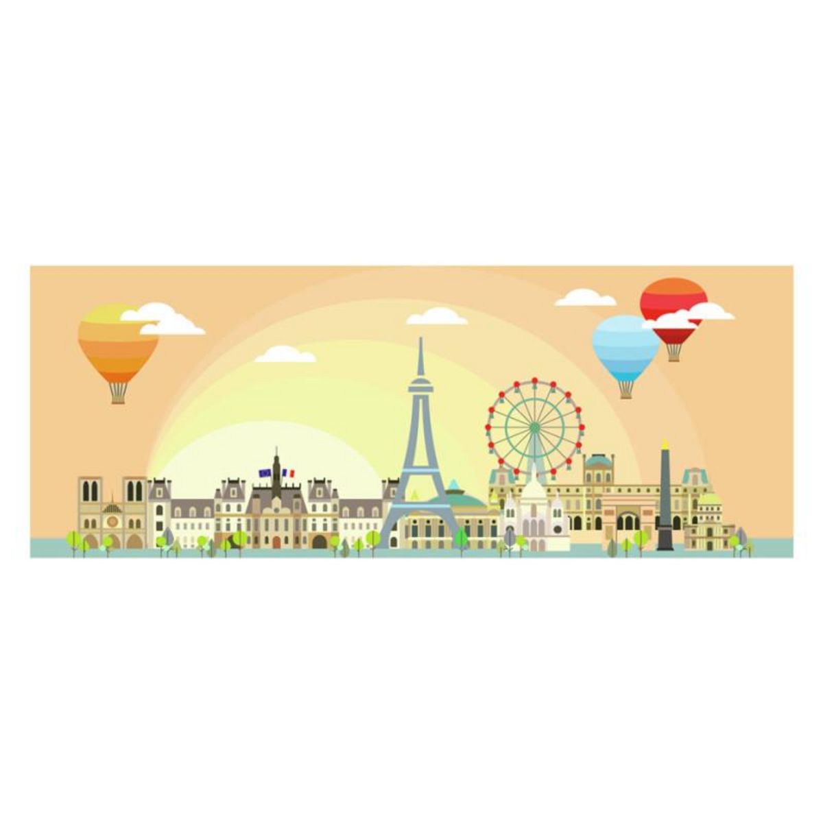 RAVENSBURGER Ravensburger - Jigsaw puzzle A Day in Paris, 1000 pcs. 120004486