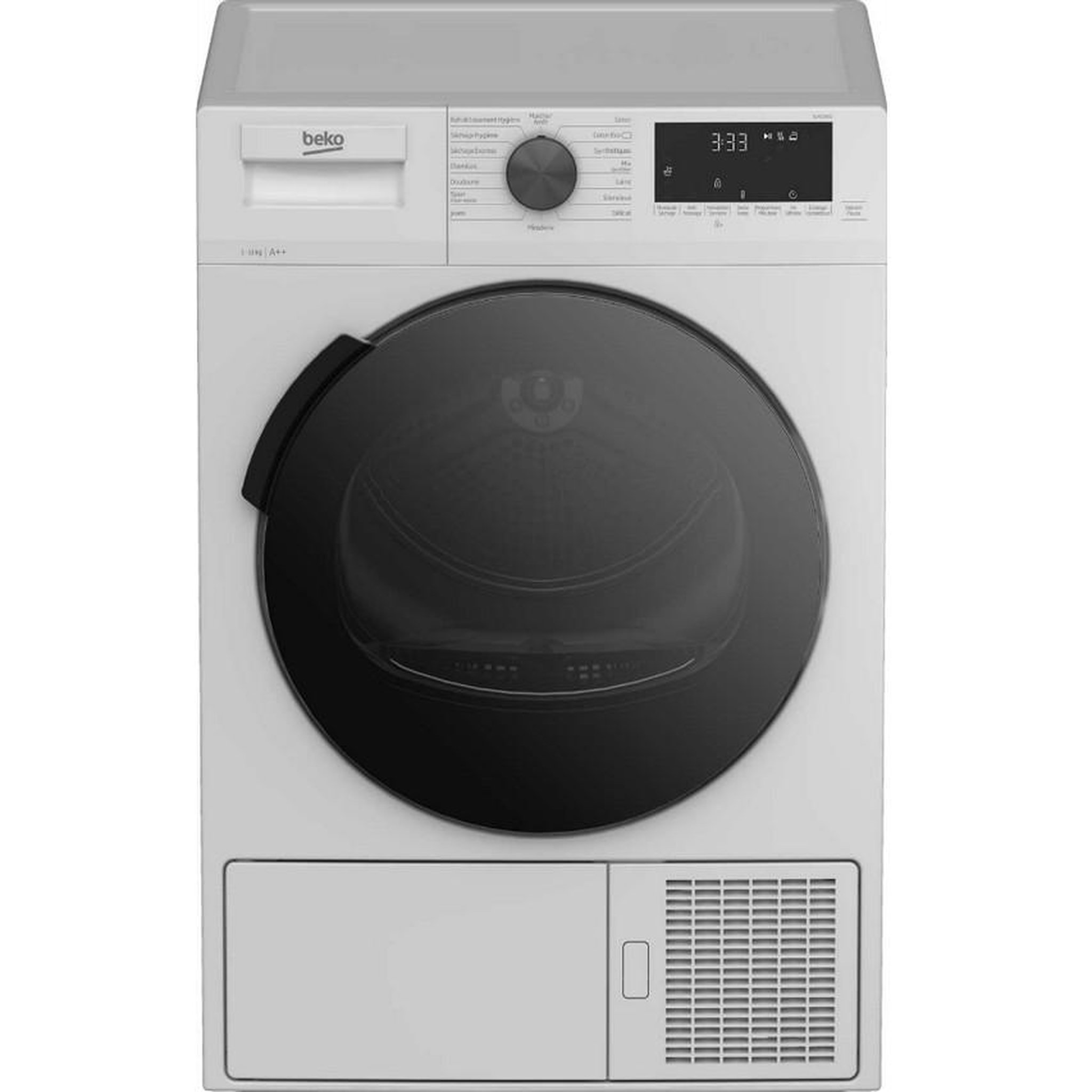 Voir la diapositive 1 : Beko Sèche-linge pompe à chaleur à condensation 11kg - dh11412cx0w