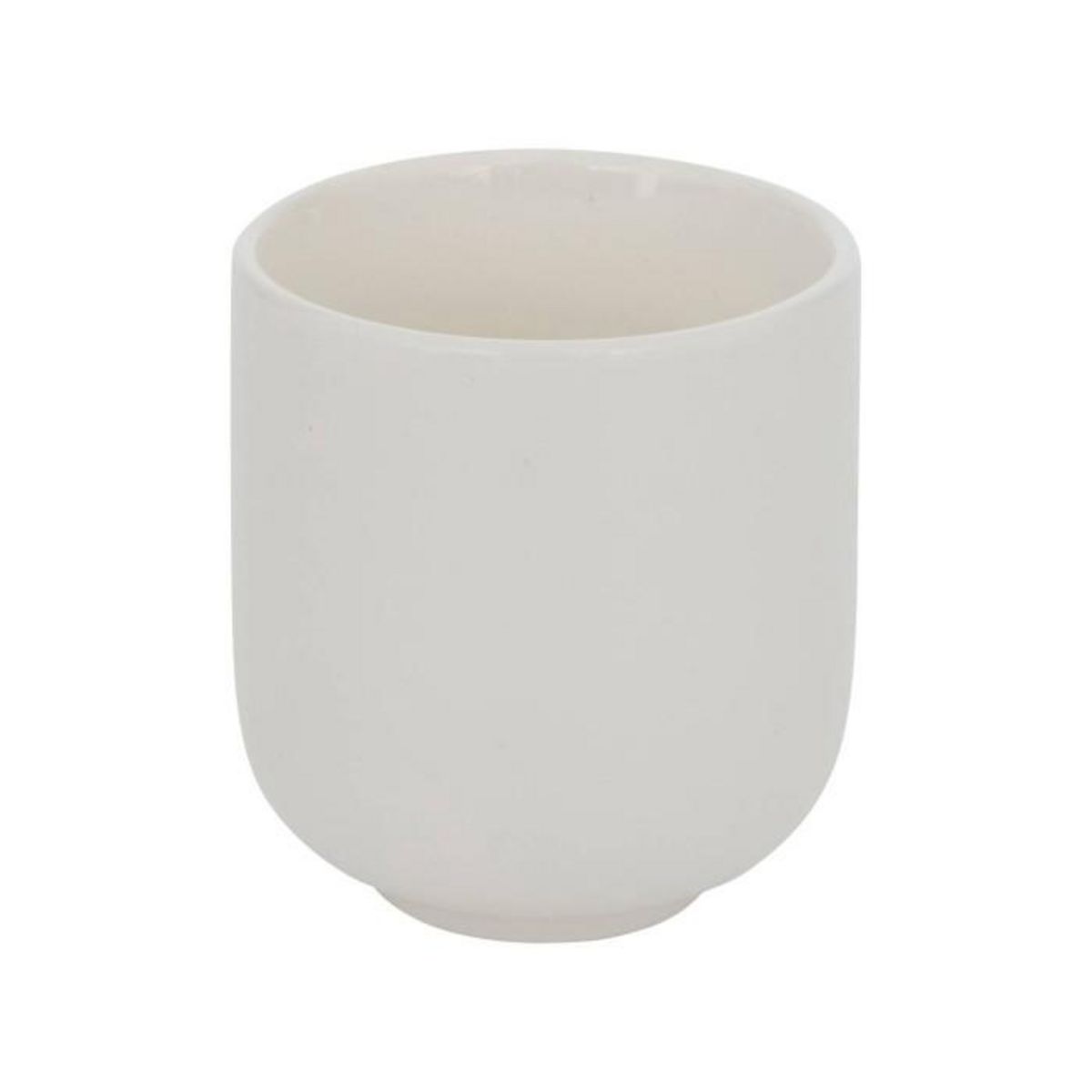 SECRET DE GOURMET Coffret 4 Tasses & Sous-Tasses  Elégance  10cl Blanc