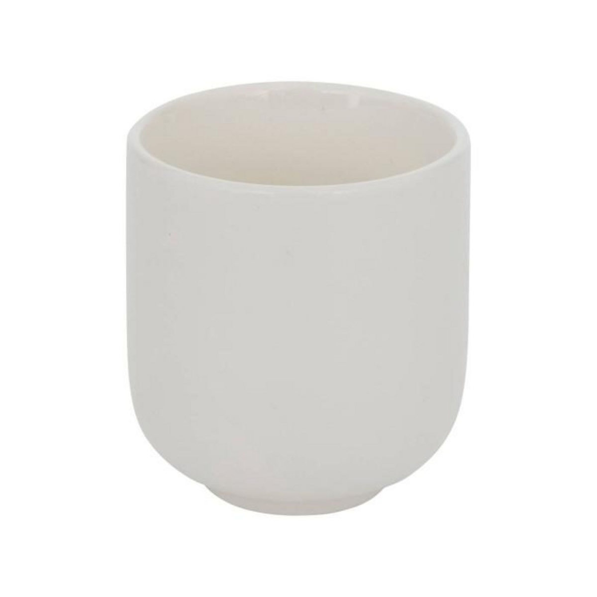 SECRET DE GOURMET Coffret 4 Tasses & Sous-Tasses  Elégance  10cl Blanc