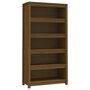 Voir la diapositive 2 : VIDAXL Bibliotheque Marron miel 80x35x154 cm Bois de pin massif