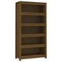 Voir la diapositive 2 : VIDAXL Bibliotheque Marron miel 80x35x154 cm Bois de pin massif