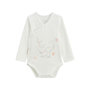 Voir la diapositive 3 : Petit Béguin Lot de 2 bodies bébé manches longues ouverture croisée Badian