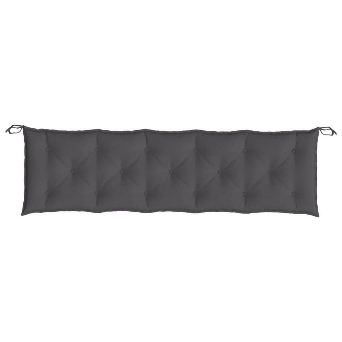 VIDAXL Coussin de banc de jardin anthracite 180x50x7 cm tissu oxford