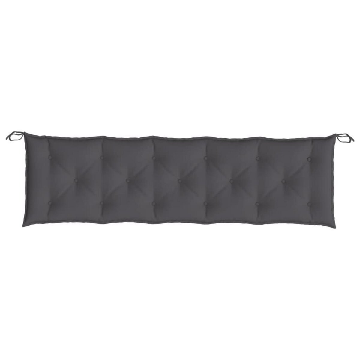 VIDAXL Coussin de banc de jardin anthracite 180x50x7 cm tissu oxford