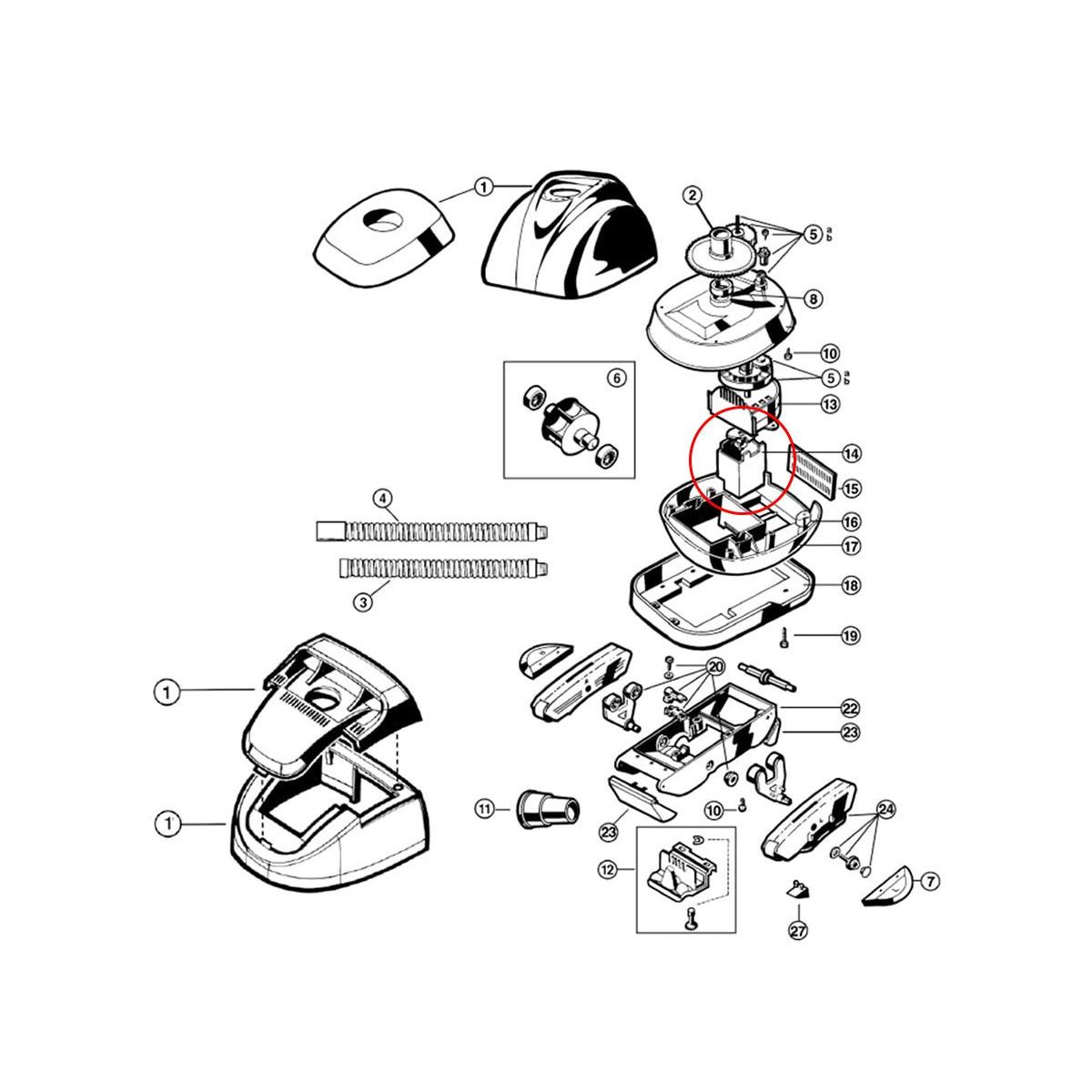 Hayward Boite engrenages pour Nettoyeur de Piscine Pool Vac-Navigator Hayward