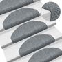 Voir la diapositive 5 : VIDAXL Tapis d'escalier autocollant 20 pcs gris clair 65x21x4 cm