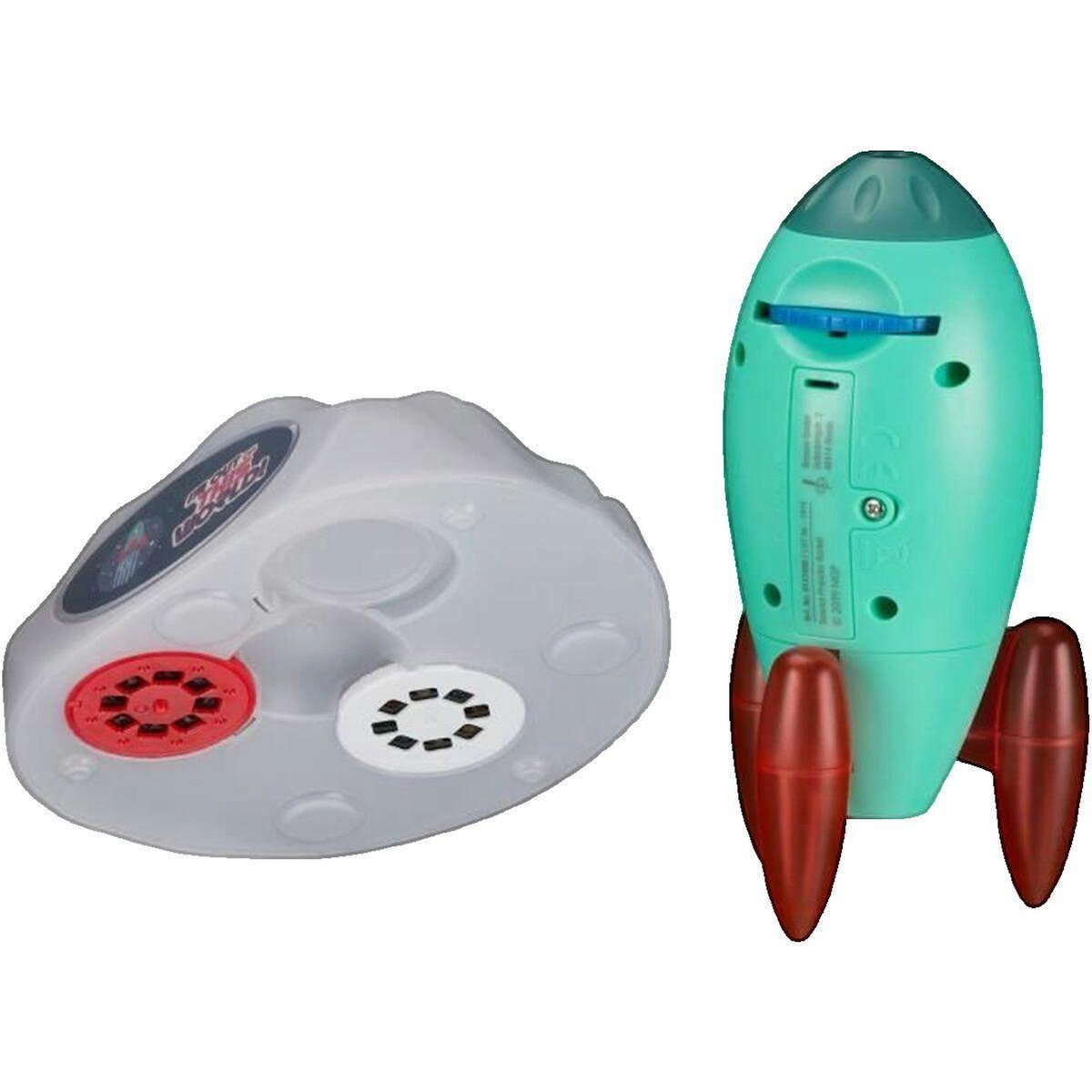 Bresser Veilleuse Fusée Spatiale Bresser vert et blanc