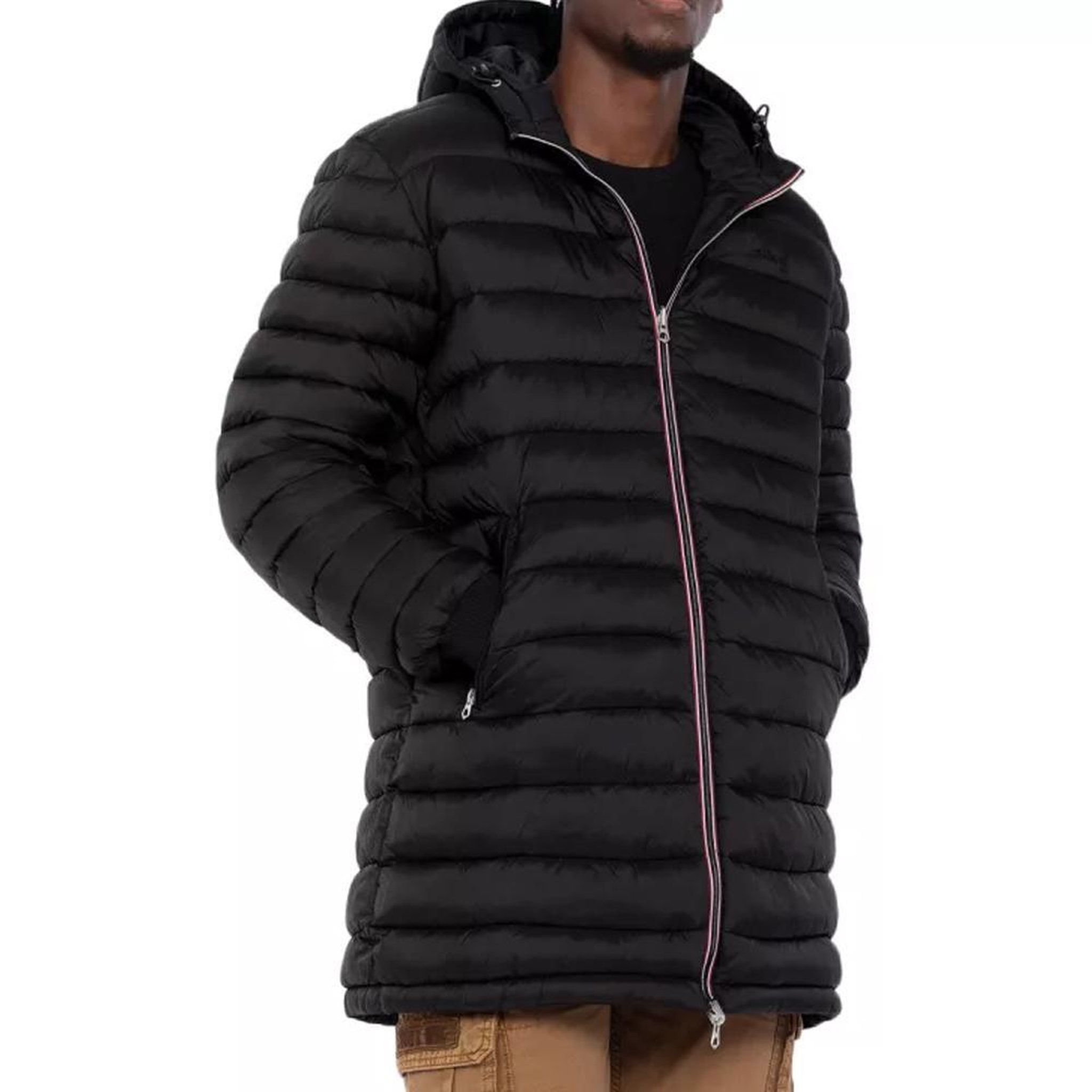 Voir la diapositive 2 : Schott Blouson Réversible Noir Homme Schott River