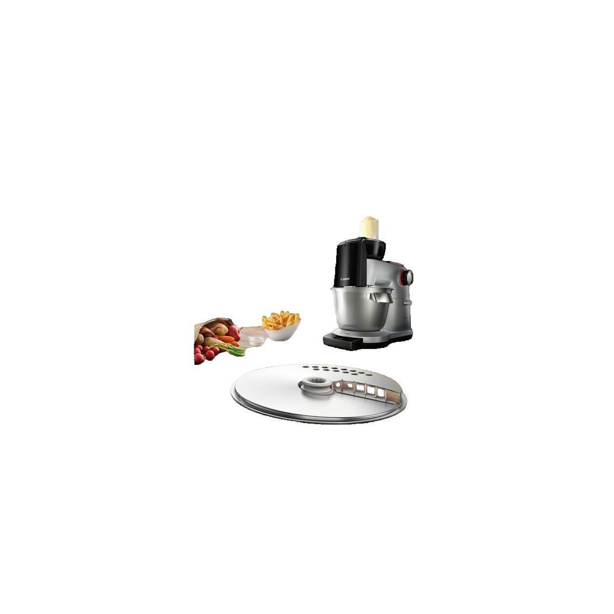 Voir la diapositive 2 : BOSCH Accessoire Robot Bosch MUZ9PS1 Disque à frites acier inoxydable