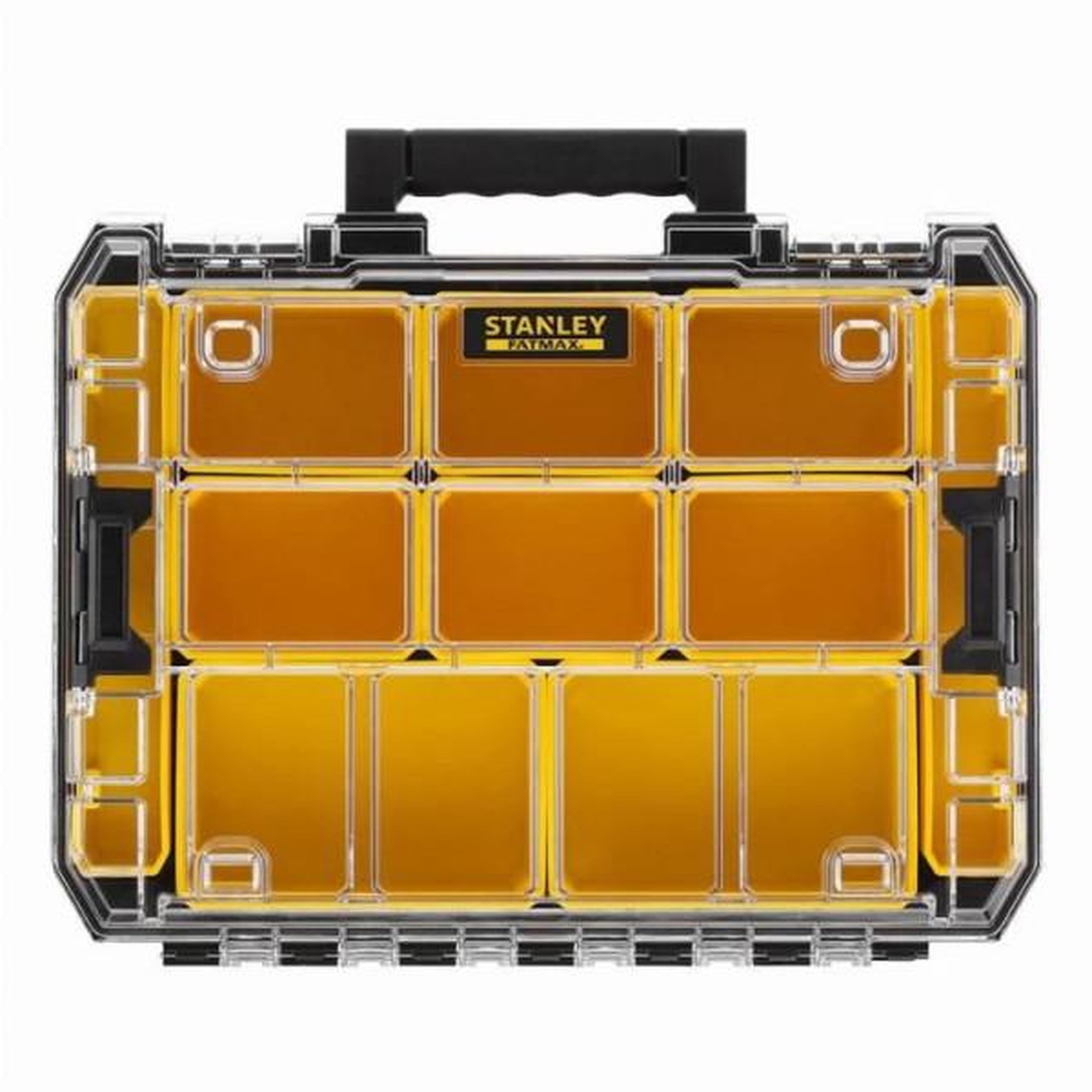 Voir la diapositive 4 : Stanley Organiseur grande capacité stanley fatmax tstak - fmst82967-1 - 10 compartiments amovibles - noir